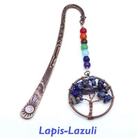 marque-page 7 chakras lapis-lazuli