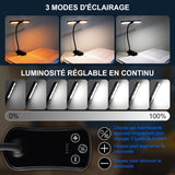 3 modes d'éclairage lampe pixa