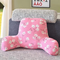 coussin lecture Cozique rose fleurs