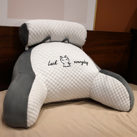 coussin de lecture zolly gris chat luck