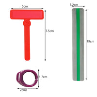 dimensions des bandes anneaux et règle de  lecture