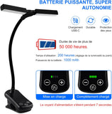 durée batterie lampe pixa double tête